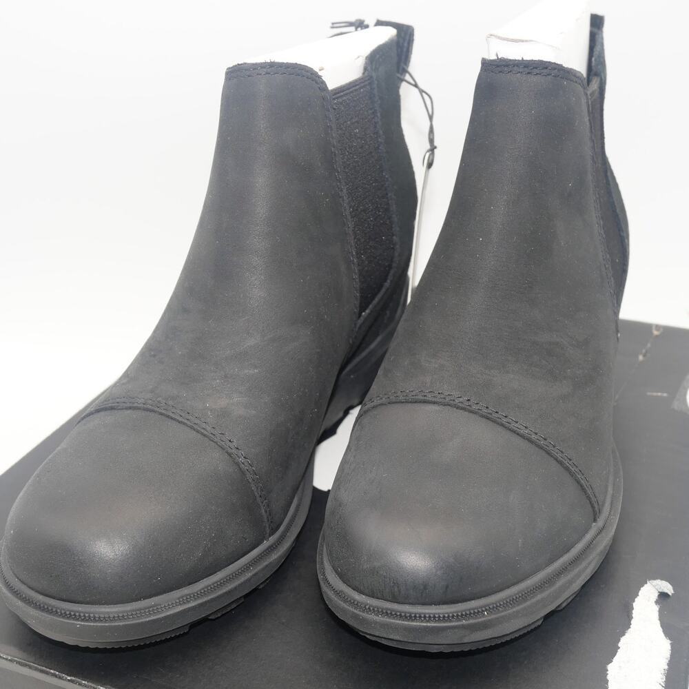Sorel Classic Black Ankle Booties
